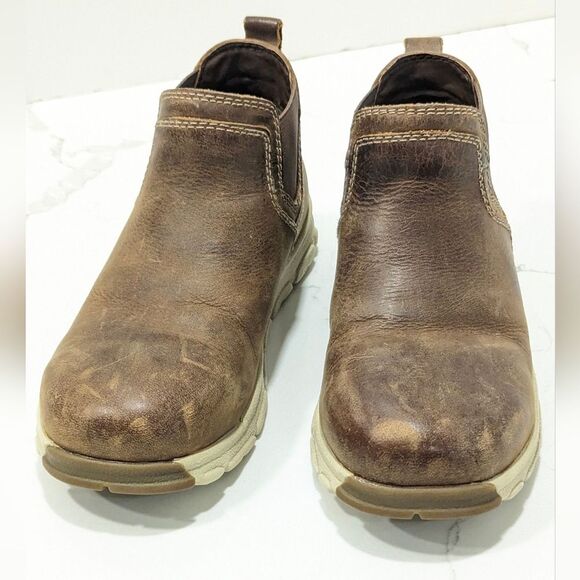 Carolina Women's Aluminum Toe brown work leather Boots oil & slip resistant 6.5 - Picture 10 of 15